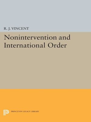 cover image of Nonintervention and International Order